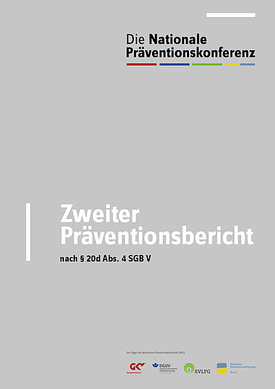 Coverbild des zweiten Präventionsberichts der NPK